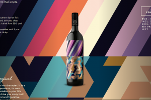 Motif Wine - Design bouteilles