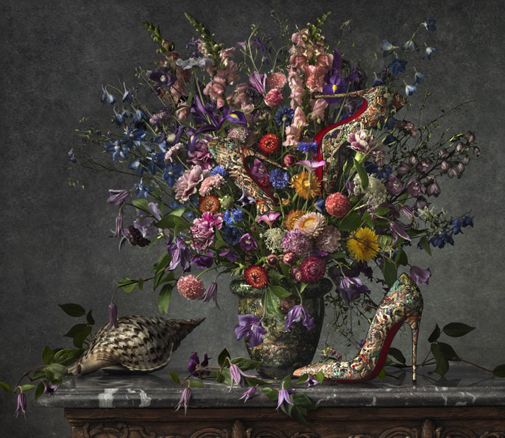 Lookbook printemps/été - Bouquets fleurs - Christian Louboutin - Peter Lippmann