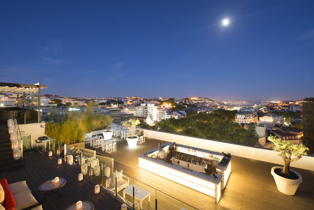 Rooftops & Skybars : Sky Bar - Hôtel Tivoli - Lisbonne - Portugal