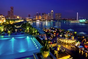 Rooftops & Skybars : Lantern - Fullerton Bay Hotel - Singapour